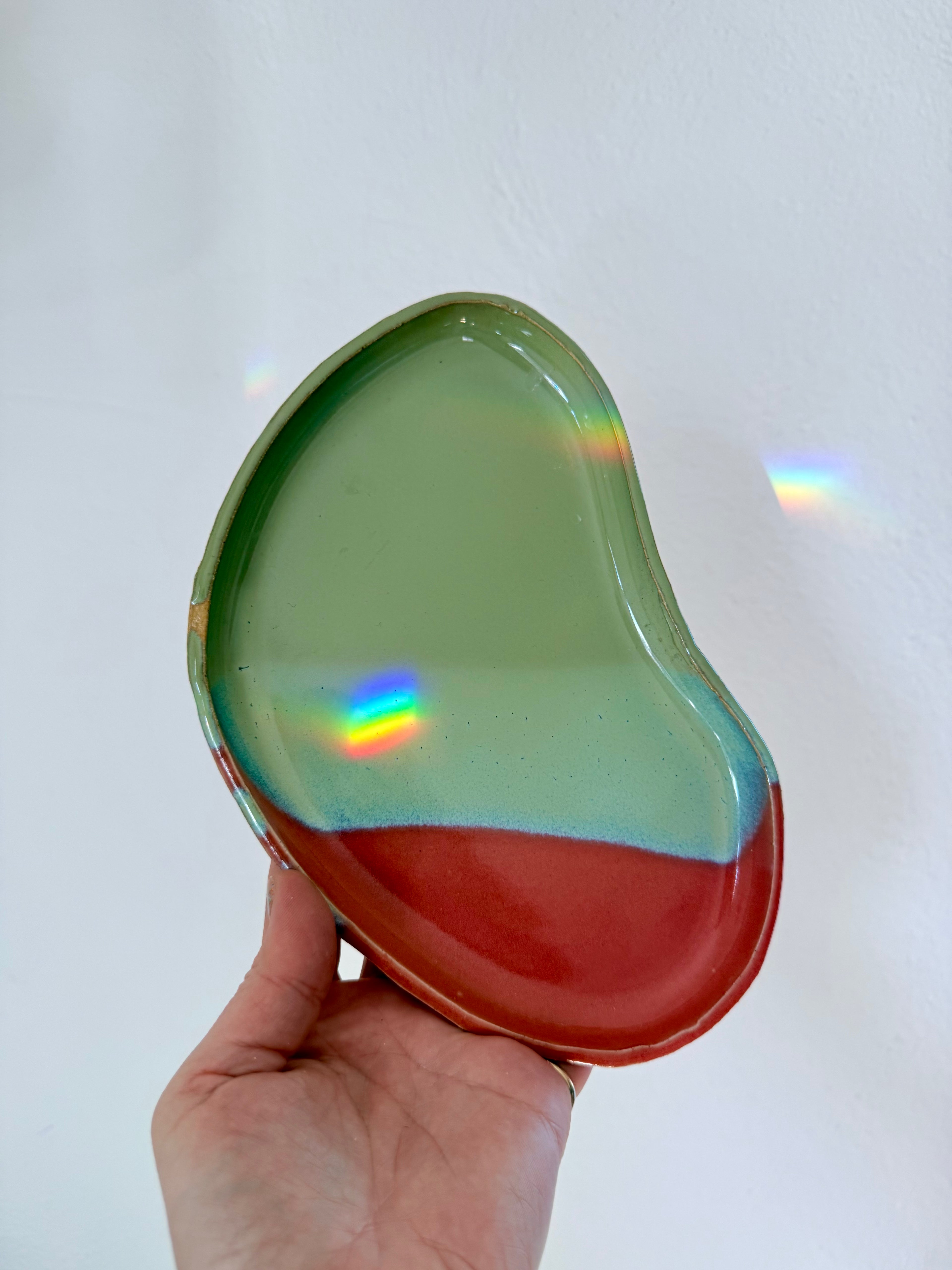 Sunset Tides Crescent Plate
