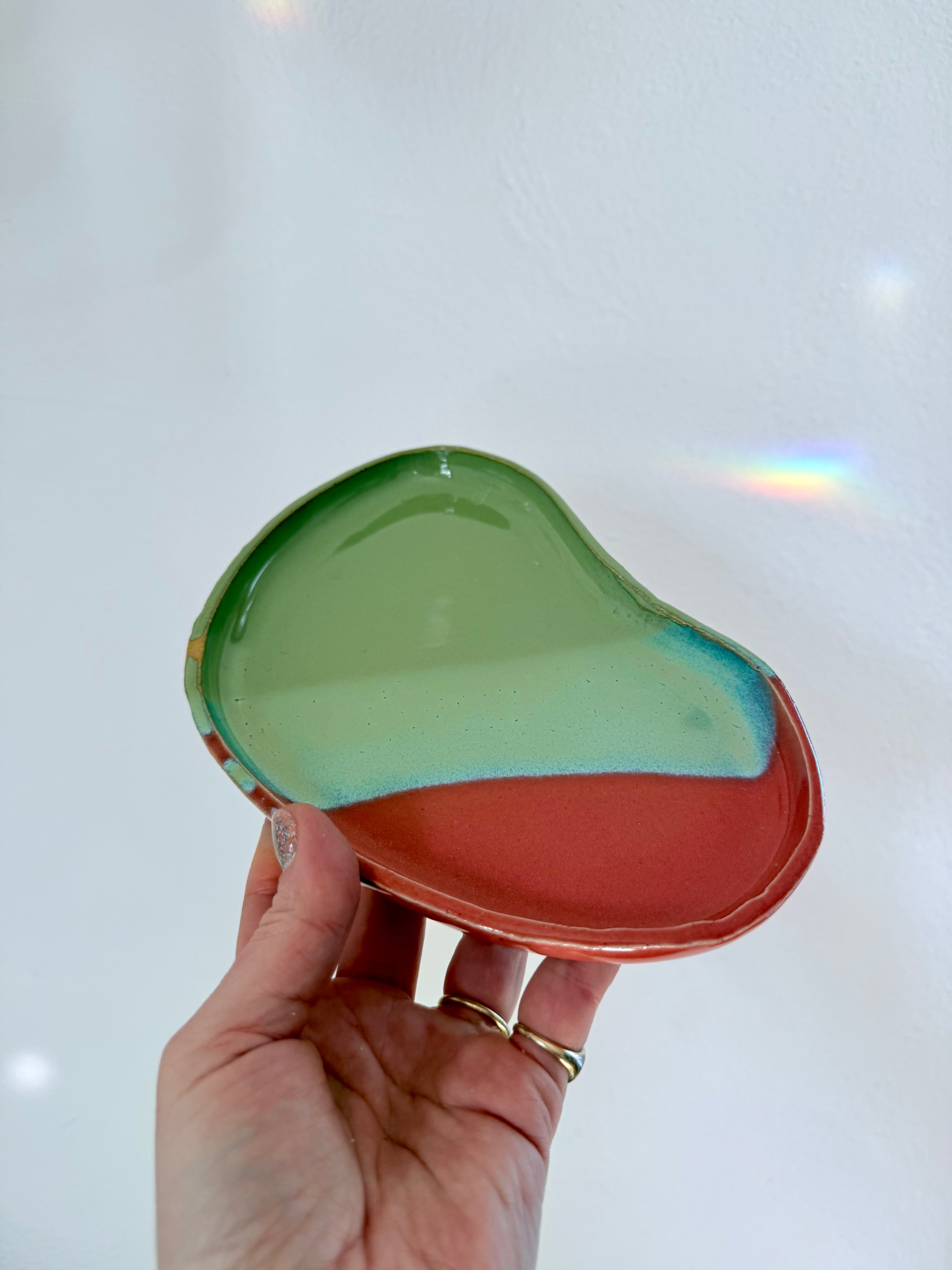 Sunset Tides Crescent Plate
