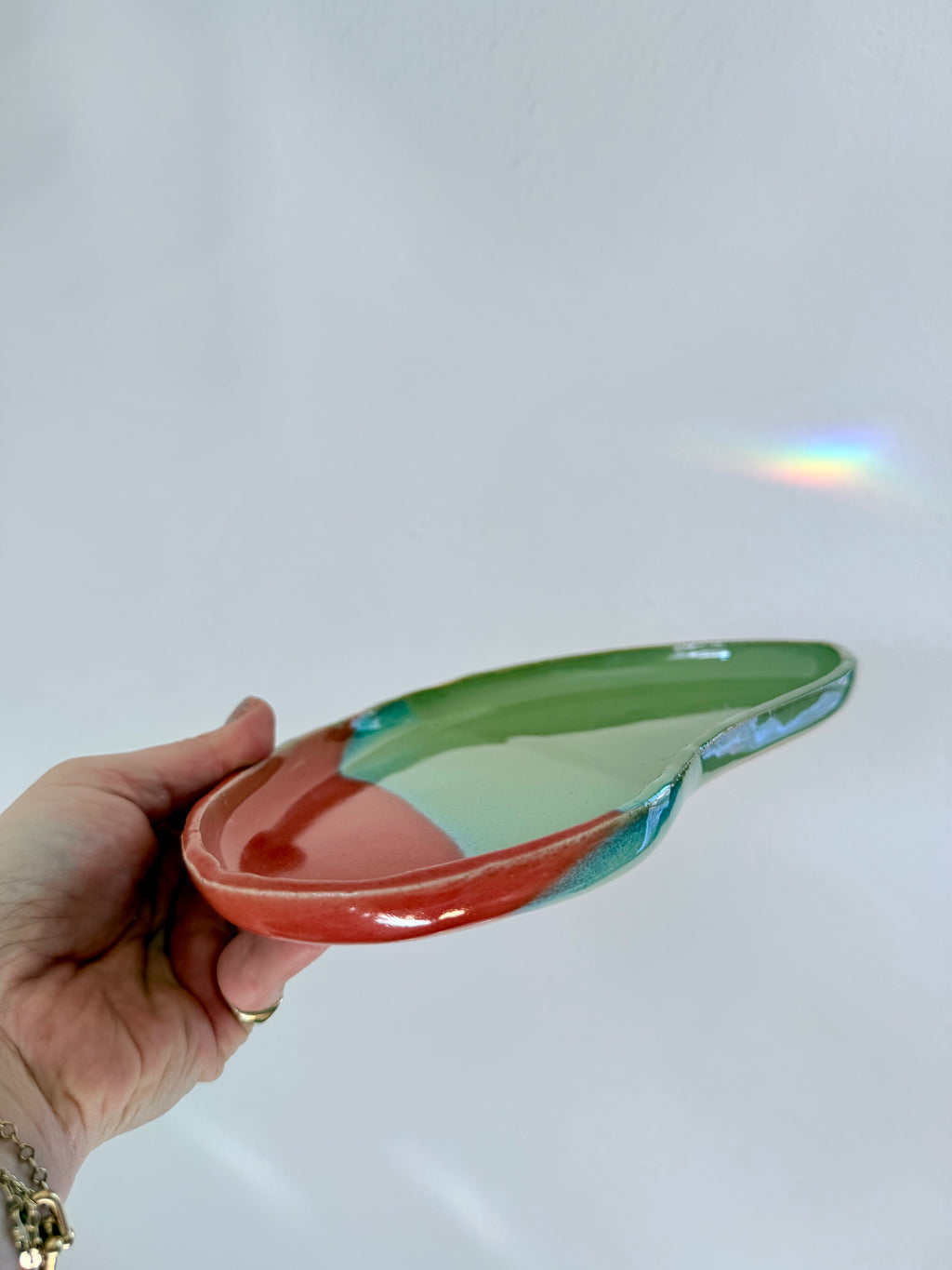 Sunset Tides Crescent Plate